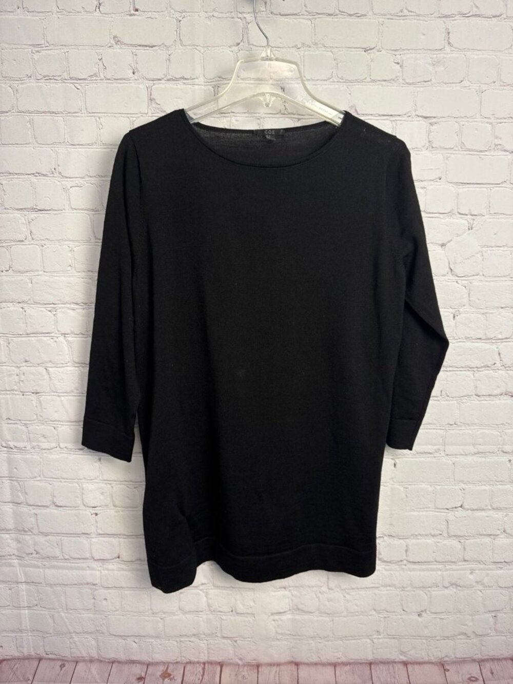 COS pullover tunic lightweight sweater medium seasonal old money